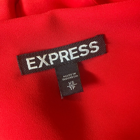Red XS Express Button Down - Picture 3 of 4